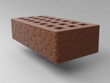 Кирпич керамический Саранский облицовочный одинарный какао черепаха