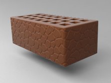 Кирпич керамический Саранский облицовочный полуторный какао черепаха