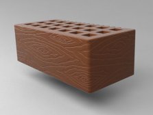 Кирпич керамический Саранский облицовочный полуторный какао дерево