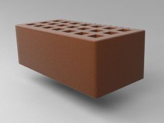 Кирпич керамический Саранский облицовочный полуторный какао гладкий
