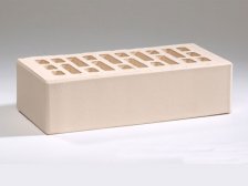 Кирпич керамический Воротынский облицовочный одинарный белый жемчуг с утолщенной стенкой