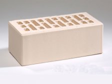 Кирпич керамический Воротынский облицовочный полуторный белый жемчуг с утолщенной стенкой