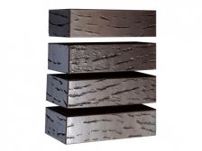 Кирпич керамический Магма Keramik & Klinker облицовочный одинарный флеш-обжиг Антик графит