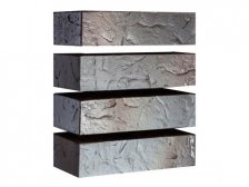 Кирпич керамический Магма Keramik & Klinker облицовочный одинарный флеш-обжиг Сланец графит