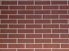 Кирпич керамический Керма облицовочный одинарный Бордо темный Гладкий