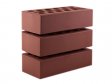 Кирпич керамический Керма облицовочный одинарный Евро Бордо Гладкий
