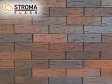 Кирпич керамический Строма облицовочный одинарный Flash Bordo Кора дуба