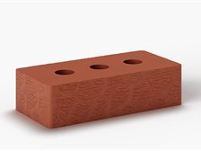 Кирпич полнотелый одинарный рядовой 250×120×65 черепашка красный