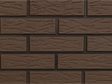 Кирпич пустотелый одинарный лицевой 250×120×65 коричневый руст