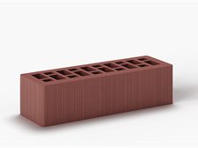 Кирпич пустотелый одинарный лицевой ЕВРО 250×85×65 терракотовый береста